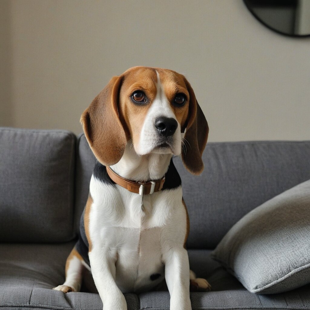 A customer's original photo of their beagle